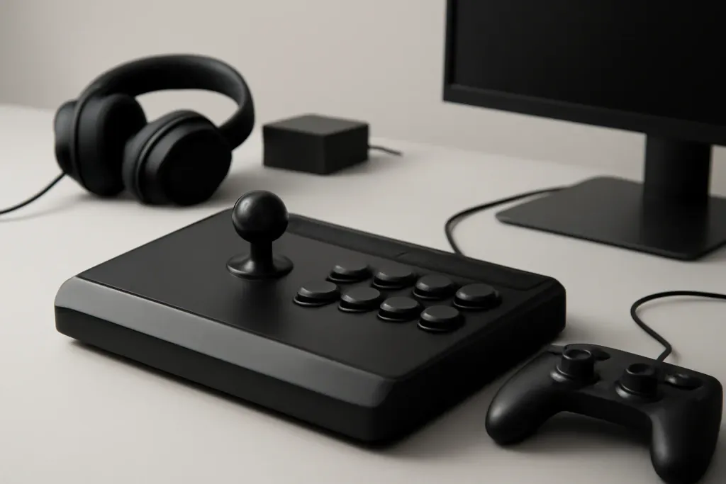 Editorial photograph related to arcade fight sticks for beginners