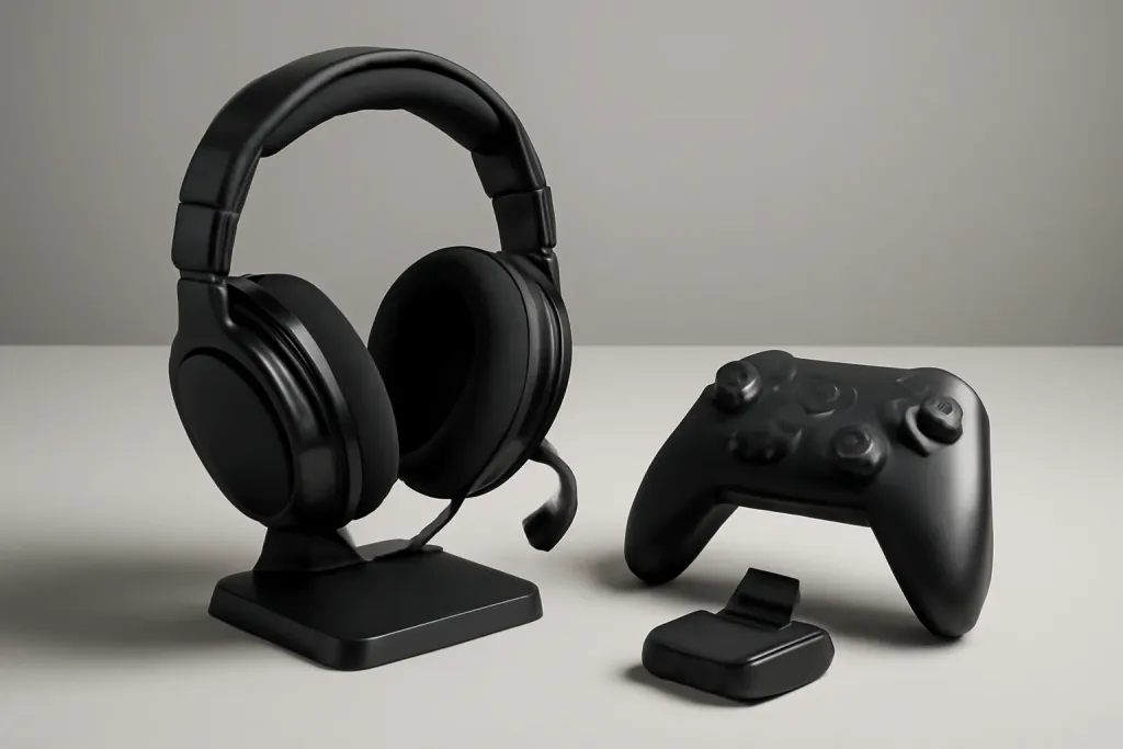 Editorial photograph related to gaming headsets for glasses wearers