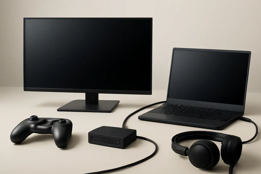 Editorial photograph related to hdmi vs displayport gaming