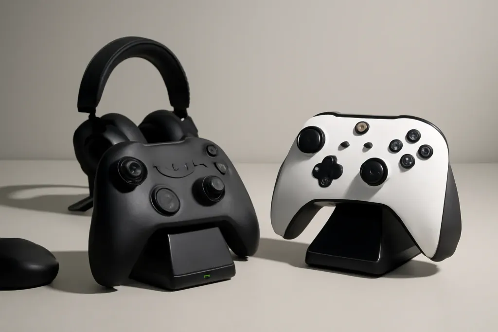 Editorial photograph related to Xbox Elite Series 2 vs Scuf Instinct controller
